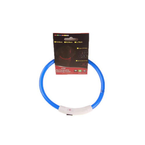 Collier LED coloris Bleu