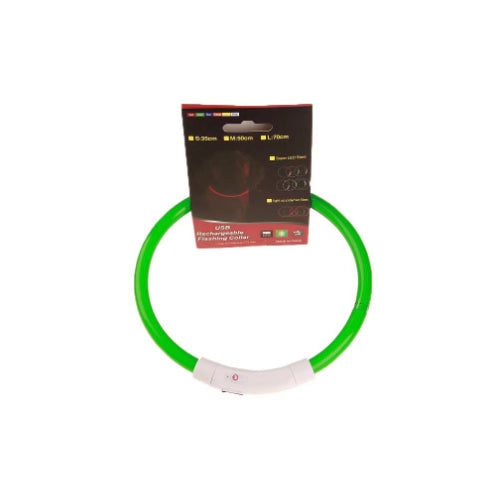 Collier LED coloris Vert