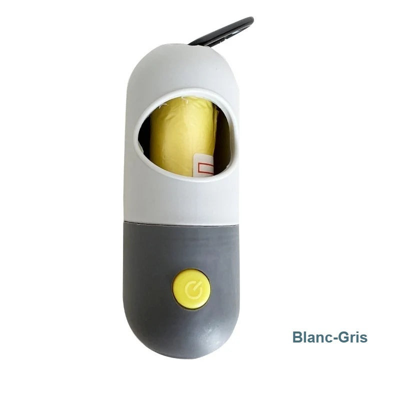 Distributeur de sacs Blanc-Gris
