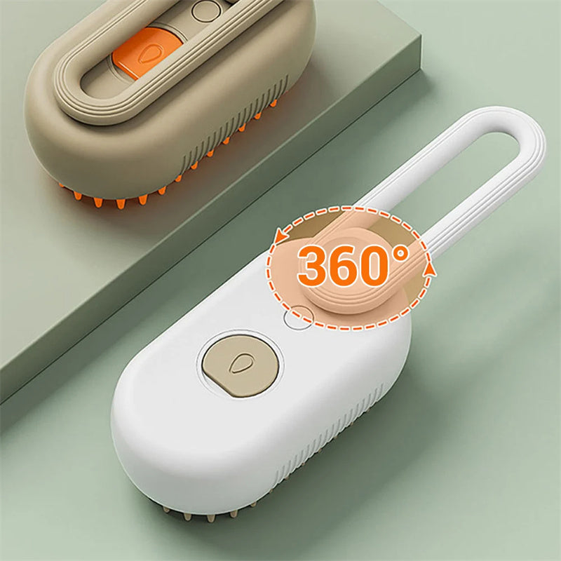 Poignée ergonomique de la brosse vapeur