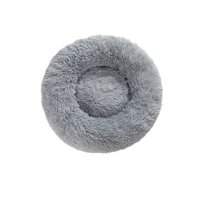 Panier apaisant donut coloris Gris clair